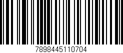 Código de barras (EAN, GTIN, SKU, ISBN): '7898445110704'