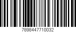 Código de barras (EAN, GTIN, SKU, ISBN): '7898447710032'