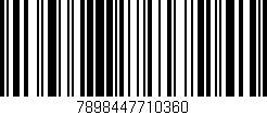 Código de barras (EAN, GTIN, SKU, ISBN): '7898447710360'