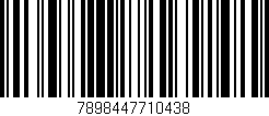 Código de barras (EAN, GTIN, SKU, ISBN): '7898447710438'