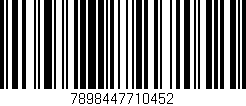 Código de barras (EAN, GTIN, SKU, ISBN): '7898447710452'