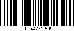 Código de barras (EAN, GTIN, SKU, ISBN): '7898447710599'