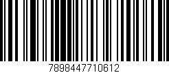 Código de barras (EAN, GTIN, SKU, ISBN): '7898447710612'