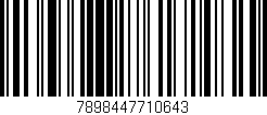 Código de barras (EAN, GTIN, SKU, ISBN): '7898447710643'