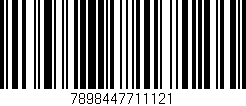 Código de barras (EAN, GTIN, SKU, ISBN): '7898447711121'
