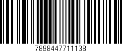 Código de barras (EAN, GTIN, SKU, ISBN): '7898447711138'
