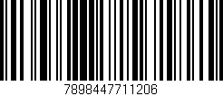 Código de barras (EAN, GTIN, SKU, ISBN): '7898447711206'