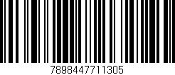 Código de barras (EAN, GTIN, SKU, ISBN): '7898447711305'