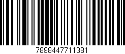 Código de barras (EAN, GTIN, SKU, ISBN): '7898447711381'