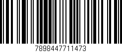 Código de barras (EAN, GTIN, SKU, ISBN): '7898447711473'