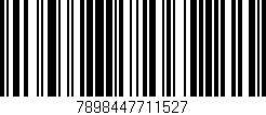 Código de barras (EAN, GTIN, SKU, ISBN): '7898447711527'
