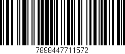Código de barras (EAN, GTIN, SKU, ISBN): '7898447711572'