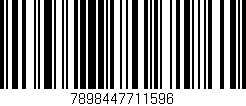 Código de barras (EAN, GTIN, SKU, ISBN): '7898447711596'