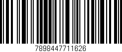 Código de barras (EAN, GTIN, SKU, ISBN): '7898447711626'