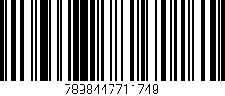 Código de barras (EAN, GTIN, SKU, ISBN): '7898447711749'