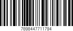 Código de barras (EAN, GTIN, SKU, ISBN): '7898447711794'