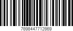 Código de barras (EAN, GTIN, SKU, ISBN): '7898447712869'