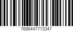 Código de barras (EAN, GTIN, SKU, ISBN): '7898447713347'