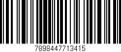 Código de barras (EAN, GTIN, SKU, ISBN): '7898447713415'