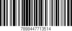 Código de barras (EAN, GTIN, SKU, ISBN): '7898447713514'