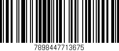 Código de barras (EAN, GTIN, SKU, ISBN): '7898447713675'