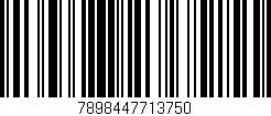 Código de barras (EAN, GTIN, SKU, ISBN): '7898447713750'