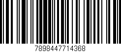 Código de barras (EAN, GTIN, SKU, ISBN): '7898447714368'