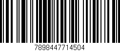 Código de barras (EAN, GTIN, SKU, ISBN): '7898447714504'