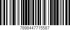 Código de barras (EAN, GTIN, SKU, ISBN): '7898447715587'