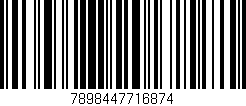 Código de barras (EAN, GTIN, SKU, ISBN): '7898447716874'