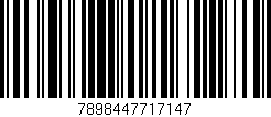 Código de barras (EAN, GTIN, SKU, ISBN): '7898447717147'