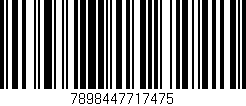 Código de barras (EAN, GTIN, SKU, ISBN): '7898447717475'