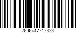 Código de barras (EAN, GTIN, SKU, ISBN): '7898447717833'