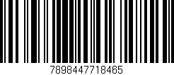 Código de barras (EAN, GTIN, SKU, ISBN): '7898447718465'