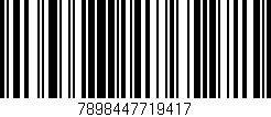 Código de barras (EAN, GTIN, SKU, ISBN): '7898447719417'
