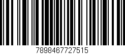 Código de barras (EAN, GTIN, SKU, ISBN): '7898467727515'