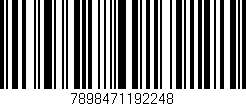 Código de barras (EAN, GTIN, SKU, ISBN): '7898471192248'