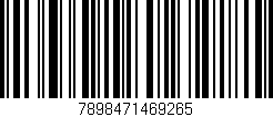Código de barras (EAN, GTIN, SKU, ISBN): '7898471469265'