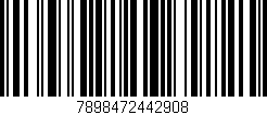 Código de barras (EAN, GTIN, SKU, ISBN): '7898472442908'