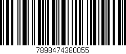 Código de barras (EAN, GTIN, SKU, ISBN): '7898474380055'