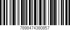 Código de barras (EAN, GTIN, SKU, ISBN): '7898474380857'