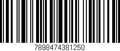 Código de barras (EAN, GTIN, SKU, ISBN): '7898474381250'