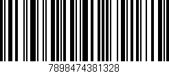 Código de barras (EAN, GTIN, SKU, ISBN): '7898474381328'