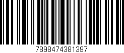 Código de barras (EAN, GTIN, SKU, ISBN): '7898474381397'
