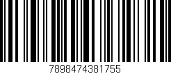 Código de barras (EAN, GTIN, SKU, ISBN): '7898474381755'