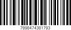 Código de barras (EAN, GTIN, SKU, ISBN): '7898474381793'