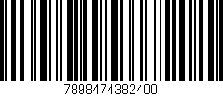 Código de barras (EAN, GTIN, SKU, ISBN): '7898474382400'