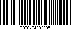 Código de barras (EAN, GTIN, SKU, ISBN): '7898474383285'
