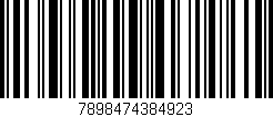 Código de barras (EAN, GTIN, SKU, ISBN): '7898474384923'