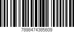 Código de barras (EAN, GTIN, SKU, ISBN): '7898474385609'